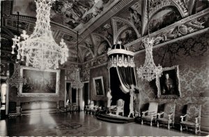 Vintage Postcard Palais de Monaco Palace of the Prince Official Seal Throne Room