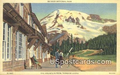 Mountain, Paradise Lodge - Rainier National Park, Washington