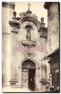 Old Postcard Vence Cathedral