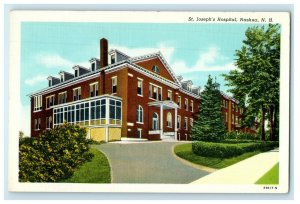 c1950s South Willington CT St. Joseph's Hospital, Nashua NH Postcard