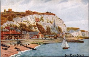 England East Cliff Dover Vintage Postcard C008 
