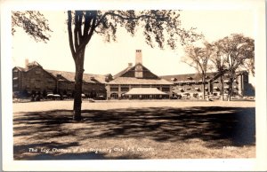 Real Photo Postcard Le Chateau the Seigniory Club in Montebello Quebec, Canada