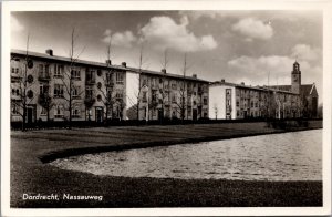 Netherlands Dordrecht Nassauweg Vintage RPPC C013