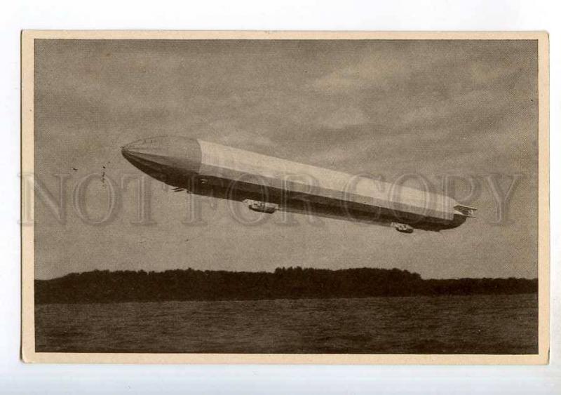 247969 GERMANY Zeppelin airship 1938 year mark postcard