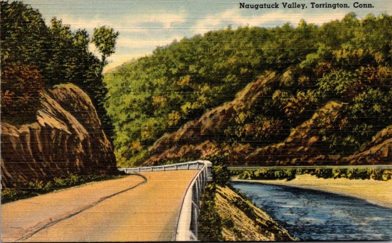 Connecticut Torrington Scene In Naugatuck Valley 1949