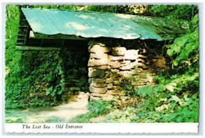 c1960s The Lost Sea Old Entrance Scene Sweetwater Tennessee TN Unposted Postcard