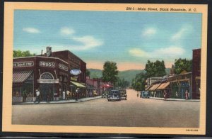 North Carolina colour Main Street Black Mountain, N.C unused