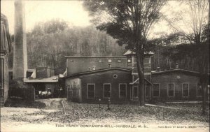 Hinsdale NH Fisk Paper Co Mill c1905 Postcard