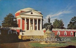 Rotunda University of Virginia, Statue of Thomas Jefferson Charlottesville, V...