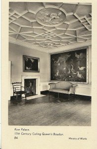 Surrey Postcard - Kew Palace - 17th Century Ceiling Queen's Boudoir - RP  A6925