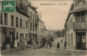 CPA GUIGNES-RABUTIN Rue de Paris (19737)