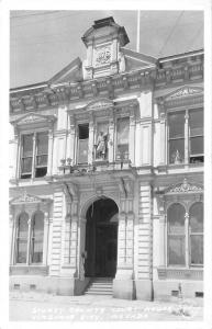 Virginia City Nevada Court House Frasher Real Photo Antique Postcard J46369