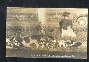 RPPC SHENANDOAH IOWA HENRY FIELD SEED CO. ADVERTISING REAL PHOTO POSTCARD