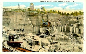 VT - Barre. Granite Quarry   