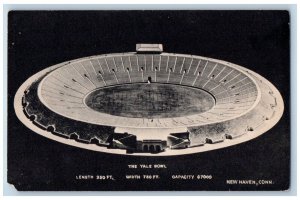 New Haven Connecticut CT Postcard The Yale Bowl Stadium Vintage Unposted