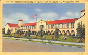 St Petersburgh High School Main Entrance St Petersburg FL