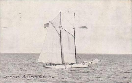 New Jersey Atlantic City Yachting 1909