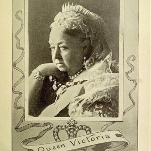 Queen Victoria Victorian Print 1901 Woman History Ephemera Antique DWP4C