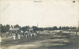United States Hawaii Horn Speedway real photo postcard 