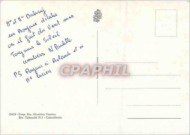 Postcard Modern Saluti da Vallerotonda Prop Ris Nicolina Torrice Tabacchi Riv...