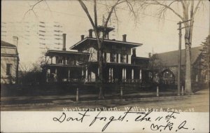 Wallingford Connecticut CT Marlborough Hotel c1905 Real Photo Postcard