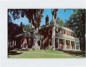 Postcard Colonel Black Mansion, Ellsworth, Maine