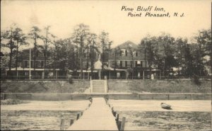 Point Pleasant New Jersey NJ Pine Bluff Inn c1910 Postcard