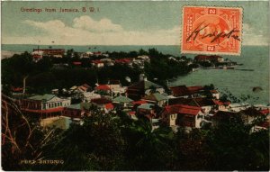 PC CPA JAMAICA, PORT ANTONIO, Vintage Postcard (b21536)