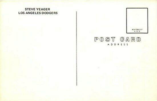 Baseball, Steve Yeager, Los Angeles Dodgers, No. KV7813-7