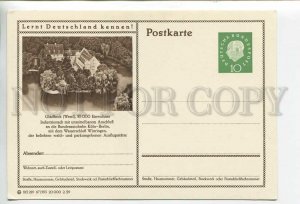 444815 Germany 1959 year Postal Stationery Germany-Gladbeck moated castle