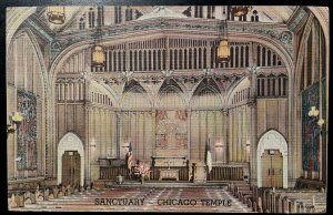 Vintage Postcard 1944 Chicago Temple Sanctuary, Chicago, Illinois (IL)
