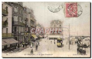 Postcard Old Treport Le Francois 1er dock