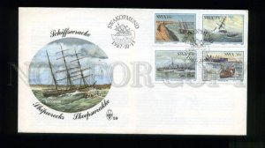 162527 SWA Africa 1987 Ships Sailboats FDC cover