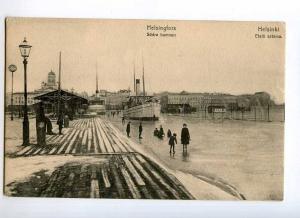 247126 FINLAND HELSINKI South Harbour ship Vintage postcard