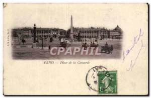 Paris - 8 - Place de la Concorde - Old Postcard