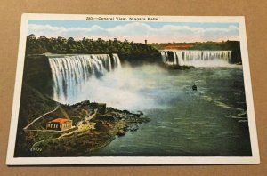 VINTAGE UNUSED .01 POSTCARD - GENERAL VIEW, NIAGARA FALLS, N.Y.