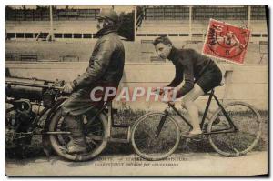 Postcard Meto Old Velo Cycle Vandentuylt leads by Ceurremans