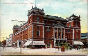 Postcard Tomlinson Hall in Indianapolis, Indiana