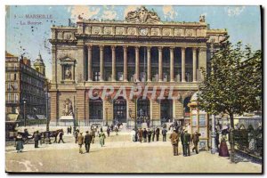 Old Postcard Marseille Bourse