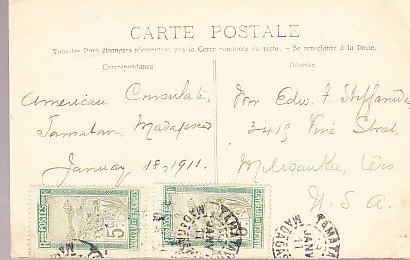 Madagascar - Tananarive - Route Circulaire Ambanida 1911