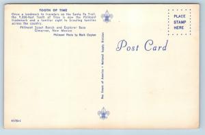 Postcard NM Cimarron Philmont Boy Scout Ranch BSA Tooth of Time Mountain O02