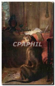Postcard Old Dog High Life Sir Edwin Henry Landseer