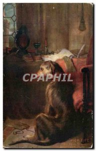 Postcard Old Dog High Life Sir Edwin Henry Landseer