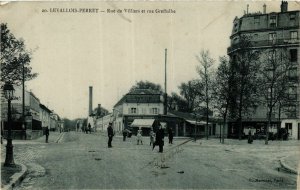 CPA LEVALLOIS PERRET Rue de Villiers et Rue Greffulhe (413235)