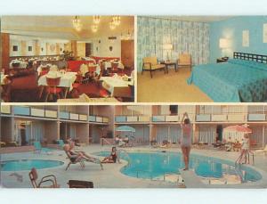 Pre-1980 ST. FRANCIS RESTAURANT & MOTEL POOL Birmingham Alabama AL v8237