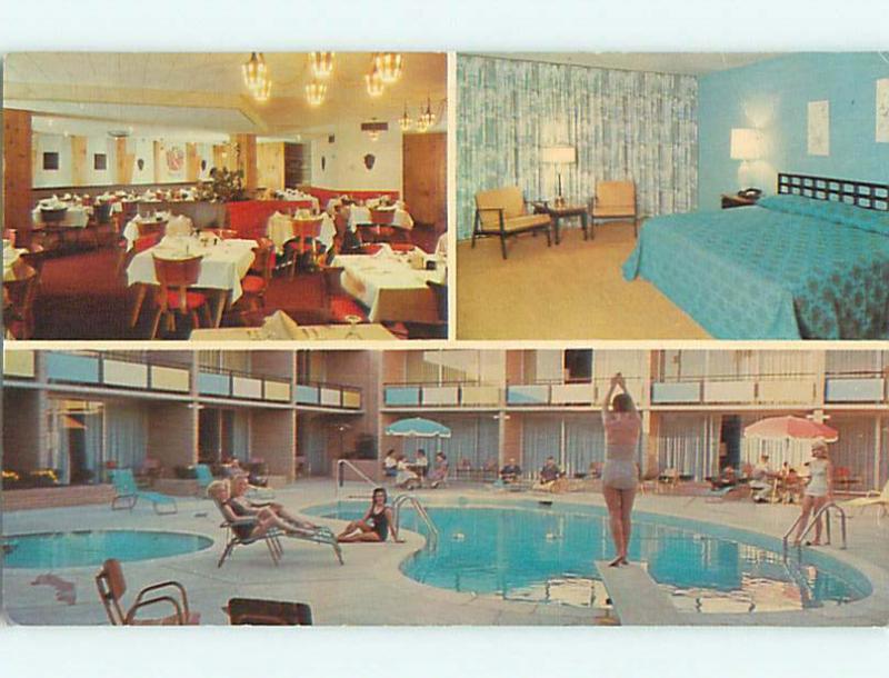 Pre-1980 ST. FRANCIS RESTAURANT & MOTEL POOL Birmingham Alabama AL v8237