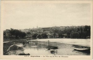 CPA Angouleme- La Ville vue du Port de l'Houmeau FRANCE (1073687)