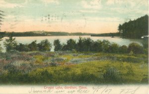 Gardner Massachusetts Crystal Lake 1907 Postmark Flag Cancel