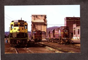 PA Lehigh Valley Railroad Train Bethlehem Allentown Pennsylvania Postcard