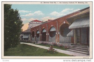 Service Club No. 1, Infantry School, FT. BENNING, Georgia, 30-40's